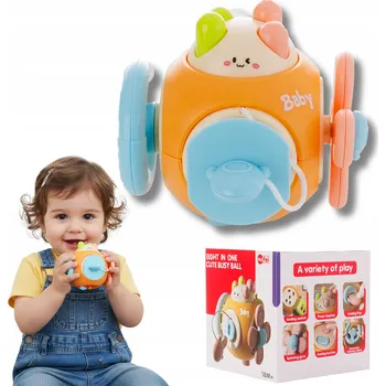 Hračka pro nejmenší Smyslová manipulační tabule kostka hračka pro miminka Montessori