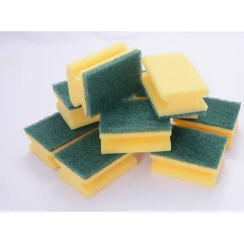 Mycí prostředek Balení houbiček na nádobí 10 ks žluté malé