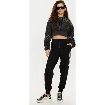 Pánské oblečení Karl Lagerfeld Jeans Teplákové kalhoty A1W10058 Černá Regular Fit XL