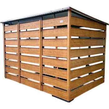 Přístřešek na popelnici 1P. Přístřešek na popelnice 3 x 2