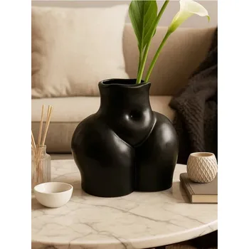 Váza Sinsay - Dekorativní váza - černá - 550GL-99X - 550GL-99X-ONE