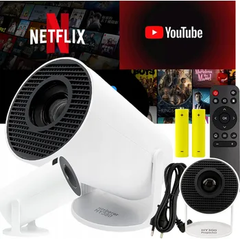 Projektor Projektor LED Android 12 Bluetooth 720p HD 170 ANSI Domácí Kino