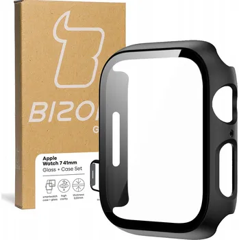 Pouzdro na mobilní telefon Pouzdro Bizon pro Apple Watch 7 41 mm černé