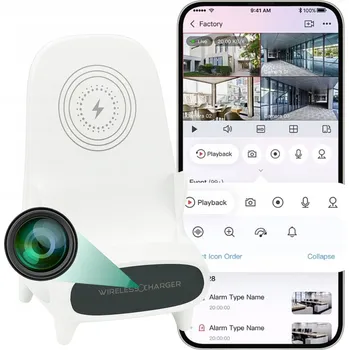IP kamera MINI WIFI KAMERA ŠPIJÓNSKÁ SKRYTÁ V NABÍJEČCE ANDROID VZDÁLENÝ NÁHLED POHYBU