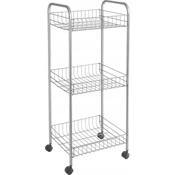 regál POJÍZDNÝ KUCHYŇSKÝ REGÁL SKŘÍŇKA CARGO KOUPELNOVÁ SWISS