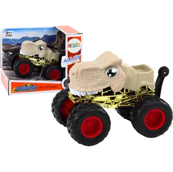 autíčko Terénní auto Dinosaurus – béžová