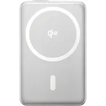 Baseus Powerbanka PicoGo Qi2 10000mAh 45W s kabelem USB-C šedá