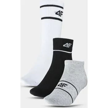 Dámské ponožky Unisex ponožky 4F U449 (3pack) velikost 39-42 multicolour