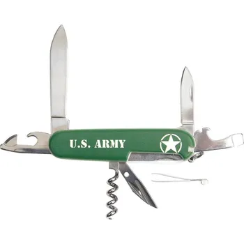 Multifunkční nůž Nůž multi design US ARMY zelený