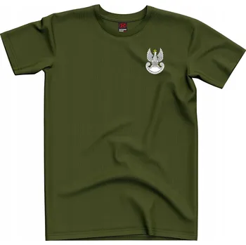 Pánské tričko Vojenské bavlněné tričko s ORLICÍ POZEMNÍCH VOJSK PREMIUM 100% BAVLNA