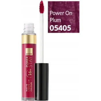 Rtěnka Avon PS Matná tekutá rtěnka 16h Power On Plum