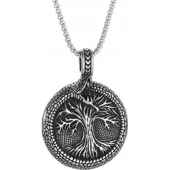 Náhrdelník NÁHRDELNÍK, PŘÍVĚSEK - KELTSKÝ STROM ŽIVOTA, YGGDRASIL, RUNY