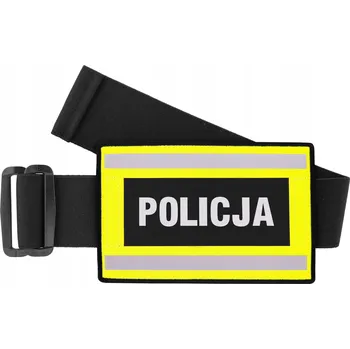 Reflexní páska pro rychlou identifikaci pro policisty s potiskem Policie