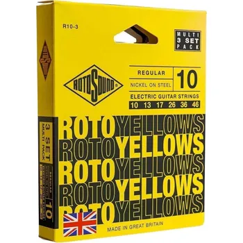 Struna pro hudební nástroj Rotosound R10-3 Struny pro elektrickou kytaru, 3 pack