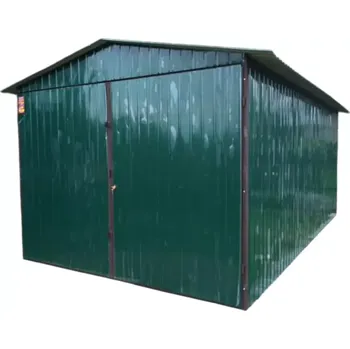 Přístřešek na auto 11. Plechová garáž 3 x 5 m
