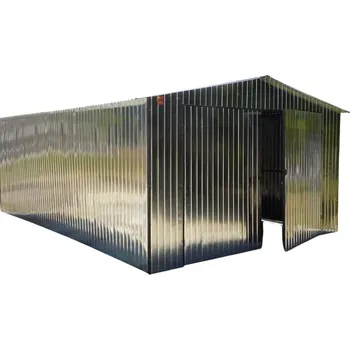 Přístřešek na auto 40. Plechová garáž 5 X 12