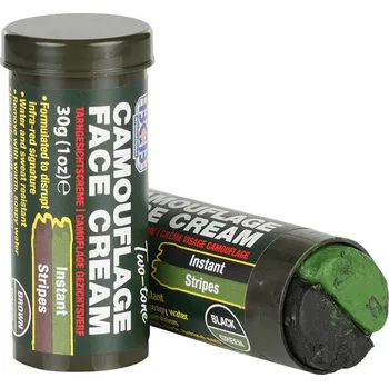 Vybavení pro přežití Maskovací krém BCB Two Tone černá-zelená 30gr