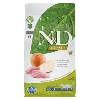 N&D PRIME CAT Adult Boar & Apple 1,5kg