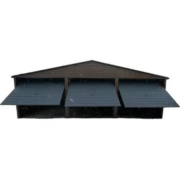 Přístřešek na auto 17T. Plechova garáž 9 x 6