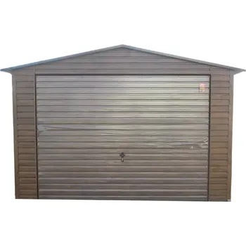 Zahradní domek 15D. Garáž elegant ořech 3,5 X 5,5