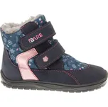 FARE BARE dětské zimní nepromokavé boty - květinky - 26