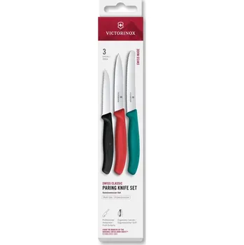 Victorinox - Sada kuchyňských nožů na zeleninu SWISS CLASSIC 3 ks pestrobarevná