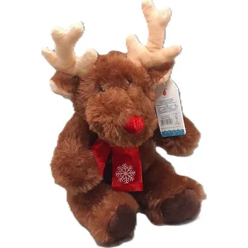 plyšák Plyšový sob se šálou 19 cm - plyšové hračky