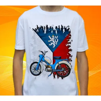 Pánské tričko Dětské tričko motorka STADION S22 vel. 116 (tričko s motorkou stadion )