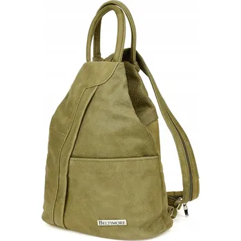 Kabelka Batoh kožený dámský elegantní kabelka 2v1 trojúhelník prostorný Beltimore