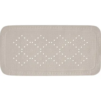 Protiskluzová podložka Spirella protiskluzová podložka do vany ALASKA, šedo-hnědá, PVC, 71 x 36 cm