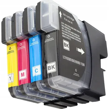 4x INKOUSTY PRO BROTHER LC1100 LC980 DCP-145C 165C 195C 250C 375CW 385C 365CN