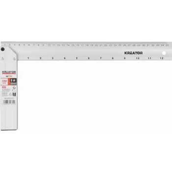 Úhloměr Úhelník 350mm ALU - HIGH QUALITY KREATOR KRTH70502