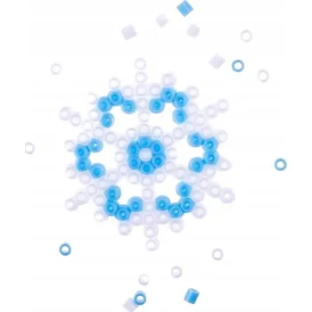 Výtvarná sada Sada korálků na žehlení vánočních Sněhová Vločka scrapbooking DpCraft