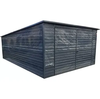 Přístřešek na auto 3T. Plechová daráž 4 x 6 m TRENDY RAL7016