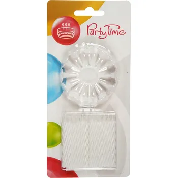 Dortová svíčka Narozeninové svíčky Arpex bílé, 24 ks