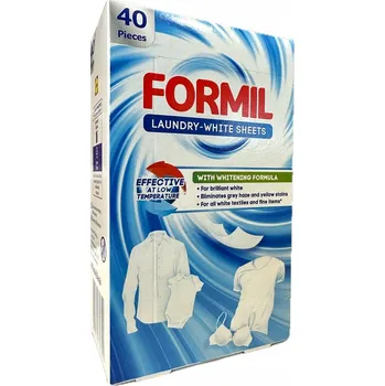 Ubrousek do sušičky UBROUSKY PRO BĚLENÍ BÍLÉHO PRÁDLA - FORMIL - 40 KUSŮ