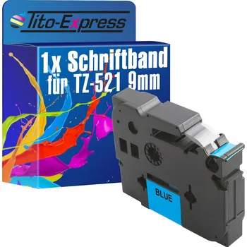 Pásek do tiskárny Páska do tiskárny BROTHER TZ521 9mm 8m TZe521 modrá