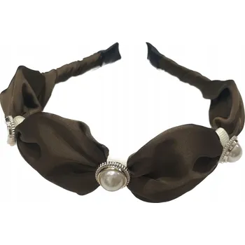 Čelenka Saténová čelenka do vlasů s nařasením