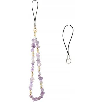 Šňůrka na telefon fialová