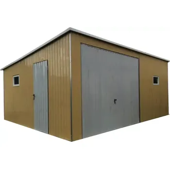 Přístřešek na auto 3A. Zateplená plechová garáž 6 X 4,5