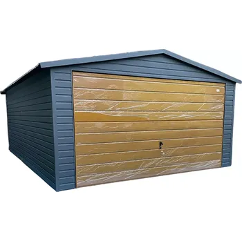 Přístřešek na auto 16T. Plechova garáž 5 x 6