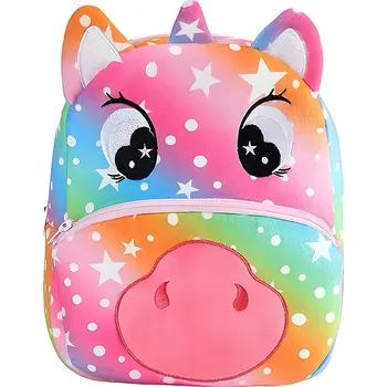 Městský batoh JAVOLI Semišový batoh barevný - Prasátko