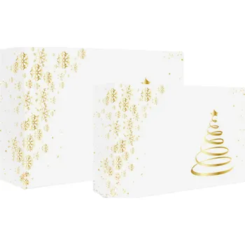 Krabice na pečivo krabice na cukroví 25 × 15 × 8 cm zlatá