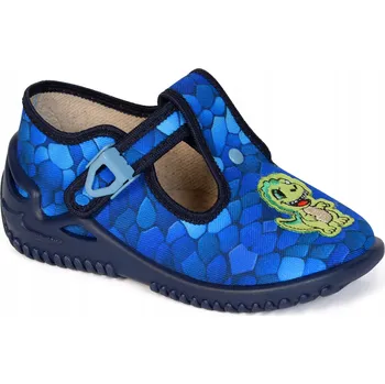 Pracovní obuv ZETPOL kapcie dziecięce Piotruś Dino modré 27