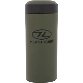 Kempingové nádobí Termální hrnek HIGHLANDER 330ml zelený