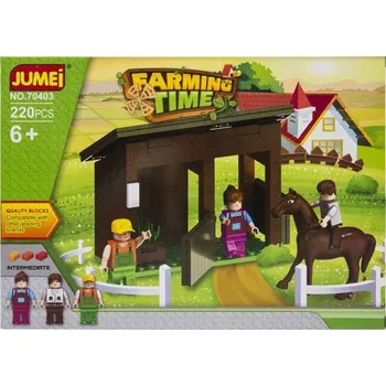 ostatní stavebnice Stavebnice Jumei FARMA, 220 dílků, 30 x 21 cm