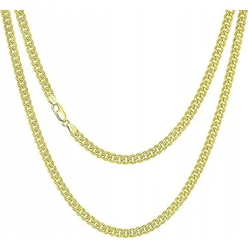 Řetízek PÁNSKÝ ZLATÝ ŘETÍZEK PANCR STŘÍBRO O RYZOSTI 925 55 CM