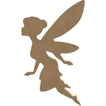 Výtvarná sada Gomille Dřevěný výřez k dekoraci Gomille, 15 cm - Víla s drdolem