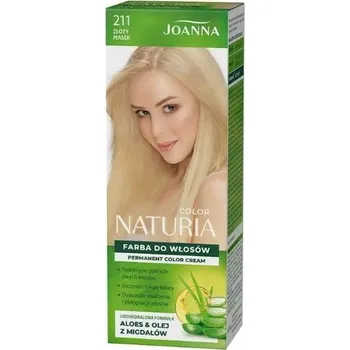 Barva na vlasy Trvalá barva na vlasy Joanna NATURIA COLOR Zlatý písek (211) světlá blond