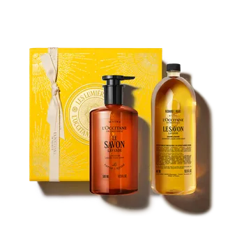 Kosmetická sada Sada za speciální cenu - Duo mýdel na ruce Bambucké máslo Levandule